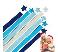 BommFu Paper Strips for Stars, Gradient Lucky Star Paper Strips 1350 Sheets, Craft Paper for Lucky Star Decoration, Double Sided Star Paper for School Teaching