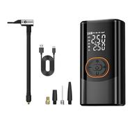 BommFu Portable Electric Air Pump, Cordless Smart Inflator, 4 Modes Electric Air Pump with 3 Lightings for Motorcycle Car Bike Balls