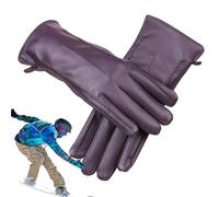 BommFu Warm Gloves for Women - Fleece Lined Windproof Hand Warmers, Touchscreen Gloves for Women - For Driving, Texting, Cycling, Riding and Hiking