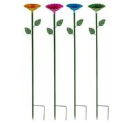 BommFu Watering for Garden, Feed, 4 x Drinking Cups for Garden, UV-Resistant Outdoor for Hearing in the Butter in the Backyard, Butter Fly Habitats