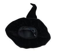BommFu Witch Hat | Wide Brim Foldable Pointed Hat - Girl's Halloween Costume Enhancer, Foldable Black Elegance, Party Masquerade Cosplay, Daily Chic, Yard Favor