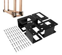BommFu Wood Rack - Log Stacking Stand Holder for Fireplace,Stacker Stand Adjustable Storage Organizer for Backyard Farm Camping Garage Shed Deck Gardeners Cabin Pathway