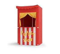 Bomodoro - Children's Puppet Theatre 120 x 70 x 50 cm. Transformable into a small tent (red and white)