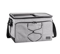 bomoe 45 Litre Foldable Cooler Bag - Cool Box with 16h Cooling Function & Carrying Handles - Insulated Thermos Picnic Cool Bag with Storage Surface - Icebreezer KT43