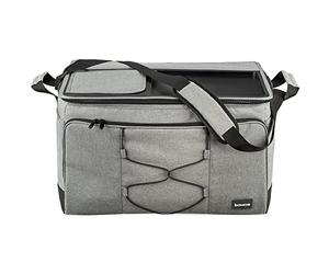 bomoe XXL Cool Bag Foldable - Large Cooler Bag - 52 Litre Bag with Storage Surface - Thermal Cooler Bag with 16h Cooling Function - Insulated Basket - Icebreezer KT53
