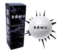 BOMU Golf Balls, Shocking Special Balls, Metal Driver Only, Pack of 3, White