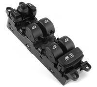 Bomunik 31334348 Front Right Power Window Control Switch for Volvo S60 V60 XC60 - Rocker, Rotary, ON-NONE-OFF, Black