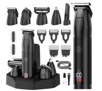 Bomxin Manscape Body & Beard Trimmer for Men,Waterproof,6 in 1 Grooming Kit
