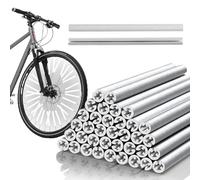 Bomxmon Bicycle Spoke Reflectors, Bike Wheel Spoke Reflectors, 360° Visibility Reflectors for Bicycle, Easy Assembly(36 Pcs, Grey)