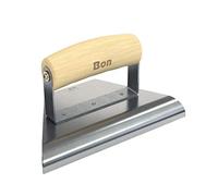 Bon 12-833 8-3 x 4-inch Stainless Steel Tapered Edger with Wood Handle
