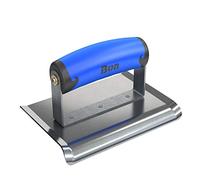 Bon 62-345 6/4-inch Stainless Steel Curved End Concrete Edger with 1/2-inch Radius and 5/8-inch Depth Comfort Grip Handle