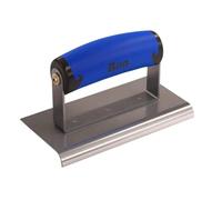 Bon 62-843 6 x 3-inch Stainless Steel Concrete Sidewalk Edger with 3/8-inch Radius and 1/2-inch Deep Comfort Grip Handle