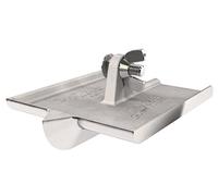 Bon 88-280 6" x 4 1/2" Bit 3/4" x 7/8" Bullet Stainless Steel Walk Groover