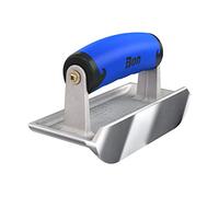 Bon 88-311 Cast Stainless Steel 6 x 2-3/4-inch Concrete Bullet Hand Edger with Comfort Grip Handle