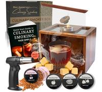 Bon Apperoo™ Single Culinary Smoker Box with Torch | Portable Cold Food and Cocktail Infuser | Indoor Whiskey Smoking Kit | Butane Not Included
