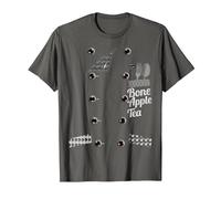Bon Appetit Bone Apple Tea Funny Faux Chef Funny Chef Jacket T-Shirt, Men, Asphalt Grey, 3X-Large