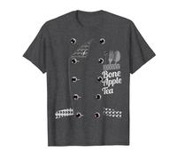 Bon Appetit Bone Apple Tea Funny Faux Chef Funny Chef Jacket T-Shirt, Men, Dark Heather Grey, 4X-Large