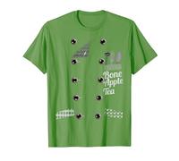 Bon Appetit Bone Apple Tea Funny Faux Chef Funny Chef Jacket T-Shirt, Men, Grass Green, XX-Large