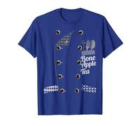 Bon Appetit Bone Apple Tea Funny Faux Chef Funny Chef Jacket T-Shirt, Men, Royal Blue, XX-Large