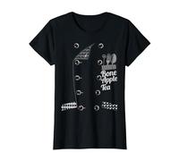 Bon Appetit Bone Apple Tea Funny Faux Chef Funny Chef Jacket T-Shirt, Women, Black, Medium