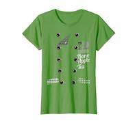 Bon Appetit Bone Apple Tea Funny Faux Chef Funny Chef Jacket T-Shirt, Women, Grass Green, Medium