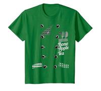 Bon Appetit Bone Apple Tea Funny Faux Chef Funny Chef Jacket T-Shirt, Youth, Kelly Green, 2T
