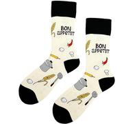 Bon Appetit Fun Socks/Cooking Socks/Novelty Socks/Gift Socks/Unisex Socks