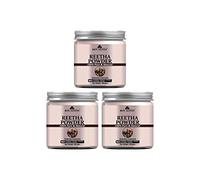 Bon Austin 100% Pure & Natural Reetha Powder For Hair & Scalp Treatment Combo Pack of 3 Jars of 100 gms(300 gms)