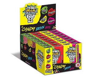 Bon Bon Buddies Brain Blasterz Super Sour Brain Bitz 45 g (Pack of 16)