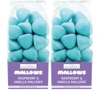 Bon Bon's Gourmet - Blue Raspberry & Vanilla Mallows, 230g (Pack of 2)