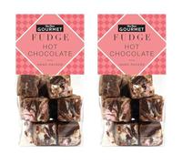 Bon Bon's Gourmet - Hot Chocolate Fudge Bag, Handmade British Fudge, 150g (Pack of 2)