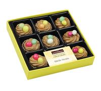 Bon Bon's Gourmet - Milk Gianduja Chocolate Birds Nests Gift Box, Hazelnut Praline, 150g Pack