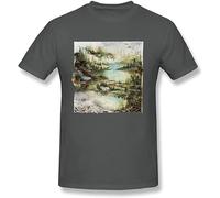 Bon Iver Mens T Shirt Funny Top Tee Camiseta Short-Sleeve Black XXL