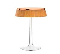 Bon Jour Table Lamp Copper Frame and Textile Shade