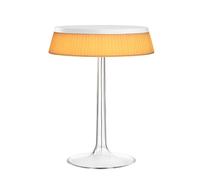 Bon Jour Table Lamp White Frame and Textile Shade
