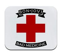 Bon Jovi Bad Medicine Low Profile Thin Mouse Pad Mousepad
