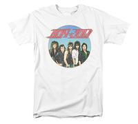 Bon Jovi Bon Sphere Unisex T Shirt, White, Medium
