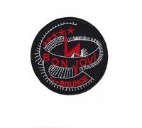 Bon Jovi Bounce Patch Badge Embroidered Iron on Applique Patch Accessory