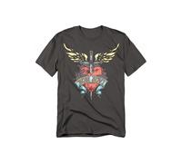 Bon Jovi Daggered T-Shirt, Charcoal in Grey | Size: Medium Bon Jovi Grey M