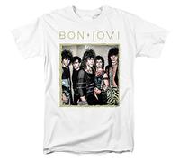 Bon Jovi Framed Unisex T Shirt, White, XX-Large