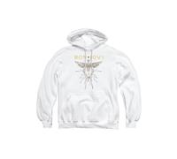 Bon Jovi Greatest Hits Hoodie, White | Size: Large Bon Jovi White L
