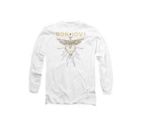Bon Jovi Greatest Hits Long Sleeve T-Shirt, White Bon Jovi White S
