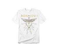 Bon Jovi Greatest Hits T-Shirt, White | Size: XL Bon Jovi White XL