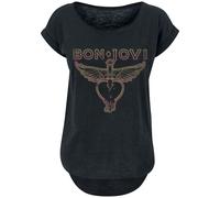 Bon Jovi Heart & Dagger Outline T-Shirt black XXL