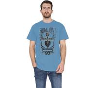 Bon Jovi Keep The Faith Unisex T Shirt, Charcoal, X-Large