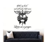 Bon Jovi Living On A Prayer Wall Art Sticker/Decal