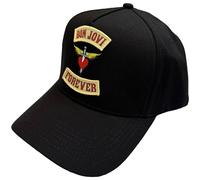 Bon Jovi Men's Forever Baseball Cap in Black Bon Jovi Black One Size