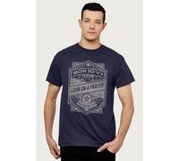 Bon Jovi Men's Livin On A Prayer Live 83 T-Shirt in Navy | Size: Medium Bon Jovi Navy M