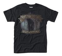 Bon Jovi 'New Jersey' Mens T Shirt Size L Black