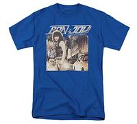Bon Jovi Runaway Jon Unisex T Shirt, Royal, Small